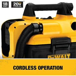 DeWalt 20V MAX 2 gal Cordless Wet/Dry Vacuum 20 V - Image 5