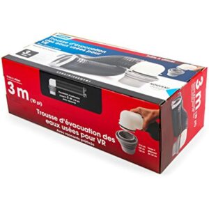 Camco RV Sewer Kit | Features Pre-Attached Fittings, a 10-Foot Sewer Hose, Translucent Sewer Elbow with 4-in-1 Adapter, and More (39551) - Image 13