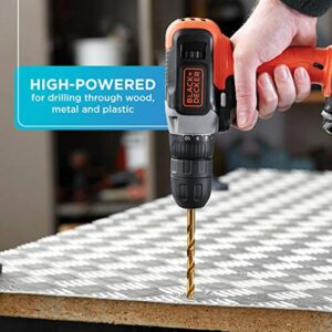 BLACK+DECKER 20V MAX* Cordless Drill, Cordless (BCD702C1) - Image 5
