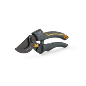 Woodland Tools Co. Duralight Compact Adjustable Bypass Pruning Shears, Gardening Hand Pruner, Plant Shears, Flower Clippers, Secateurs (05-2002-100)