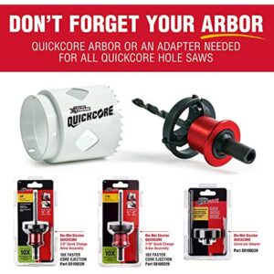 Blu-Mol Xtreme QuickCore 4 in. Bi-Metal Hole Saw 1 pc E0100220 - Image 4