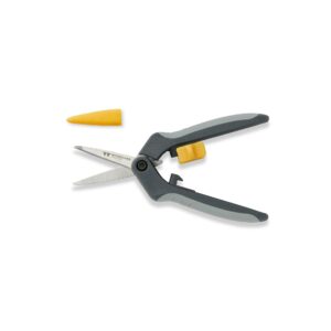 Woodland Tools Co. Heavy Duty Nano Tip Snip, Stainless Steel Blades, Hydroponic Snip, Bud Leaf Trimmer, Flower Pruning Cutter, Bypass Herb Harvesting, Rose Garden Shear, Bonsai Cutter (01-1002-100) - Image 2