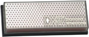 Diamond Machining Technology (DMT) W6FP Diamond Whetstone Sharpening Stone With Plastic Case, 6 Inch