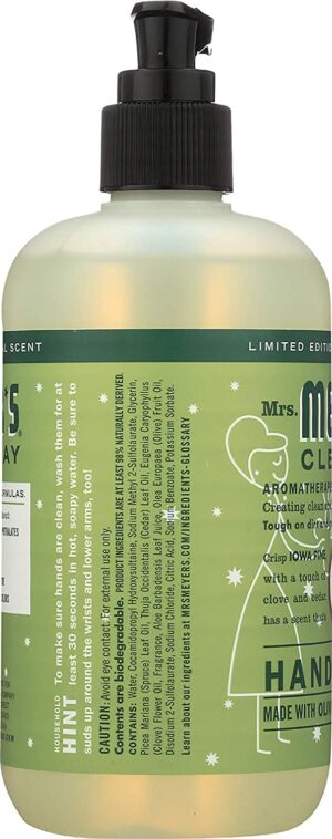 Mrs. Meyer’s Liquid Hand Soap Iowa Pine, 12.5 Fl Oz (Pack of 6) - Image 3
