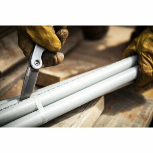 Crescent 3-1/4 Inch Drop Point Aluminum Handle Pocket Knife - CPK325A - Image 9