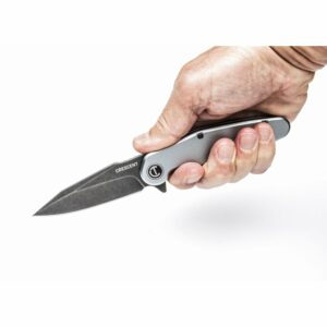Crescent 3-1/2 Inch Harpoon Blade Aluminum Handle Pocket Knife - CPK350A - Image 3