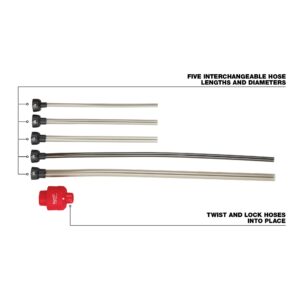 Milwaukee 49-90-2037 AIR-TIP Long Reach Flexible Micro Hose Set - Image 2