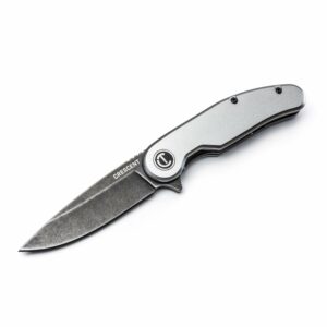 Crescent 3-1/4 Inch Drop Point Aluminum Handle Pocket Knife - CPK325A - Image 2