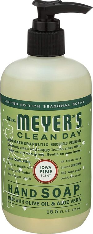 Mrs. Meyer’s Liquid Hand Soap Iowa Pine, 12.5 Fl Oz (Pack of 6)