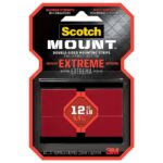 3M Scotch-Mount 3 in. L X 1 in. W Double-Sided Mounting Strips