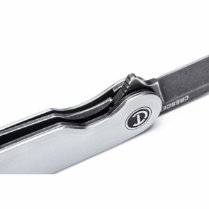 Crescent 3-1/4 Inch Drop Point Aluminum Handle Pocket Knife - CPK325A - Image 4