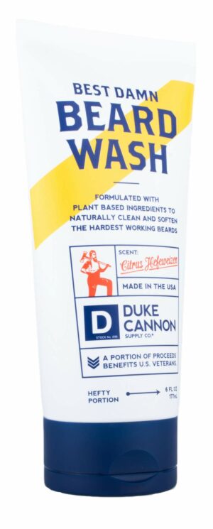 Duke Cannon Supply Co. Best Beard Wash, 6oz / Made with Natural and Organic Ingredients - Image 3