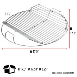 Weber 7433 Hinged Cooking Grate,18-1/2" - Image 2