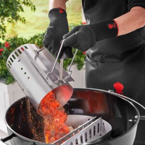 Weber Premium Gloves, L/XL, x Large, Large/X-Large (Pack of 1), Black - Image 5