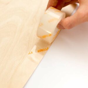 Gorilla Double Sided 1 in. W X 150 in. L Mounting Tape Clear - Image 5