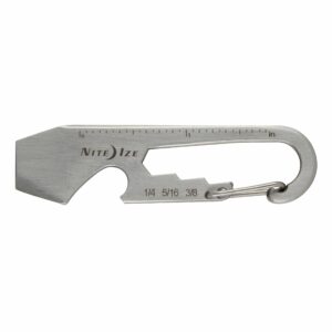 Nite Ize KMT-11-R3 Sized Easily attaches to an existing Chain or Strap DoohicKey Key Keychain Multi-Tool (1 Pack), One, Stainless - Image 2