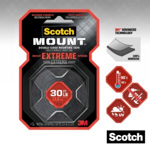 3M Scotch-Mount 60 in. L X 1 in. W Double-Sided Mounting Tape - Image 2