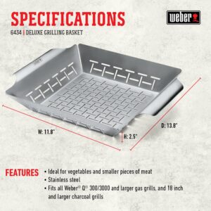 Weber Deluxe Grilling Basket - Image 3