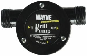Wayne 85 gph Thermoplastic Switchless Switch Bottom Drill Drill Powered Pump