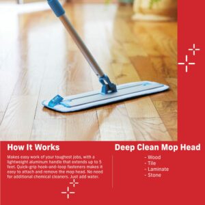 E-Cloth Deep Clean Mop Head, Microfiber Mop Head Replacement for Floor Cleaning, Great for Hardwood, Laminate, Tile and Stone Flooring, Washable and Reusable, 100 Wash Guarantee, 1 Pack - Image 2