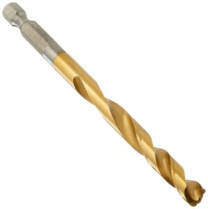 Milwaukee Electric Tool 48-89-4615 Twist Impact Drill Bit, 9/32" Diameter x 4-1/4" L, 2-35/64", 1/4" Hex Shank, 135 Degree