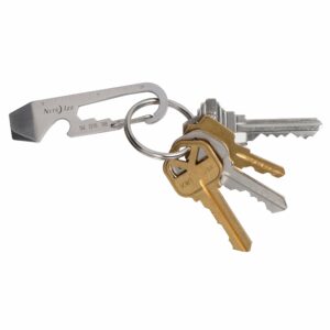 Nite Ize KMT-11-R3 Sized Easily attaches to an existing Chain or Strap DoohicKey Key Keychain Multi-Tool (1 Pack), One, Stainless - Image 5