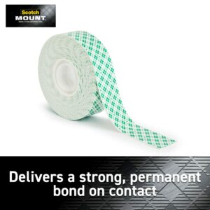 Scotch Mount Double Sided 1 in. W X 125 in. L Mounting Tape White - Image 2