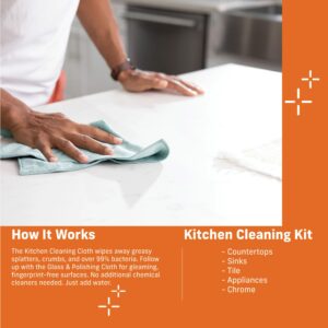 e-cloth 10601 Kitchen Cleaning 2 Cloths - Image 2