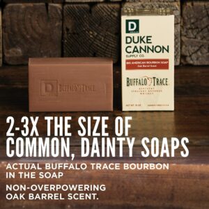 Duke Cannon Cannon Supply Co. Big American Bourbon Soap, 10oz - Superior Grade Men's Soap with Oak Barrel Scent, Made With Buffalo Trace - Image 5