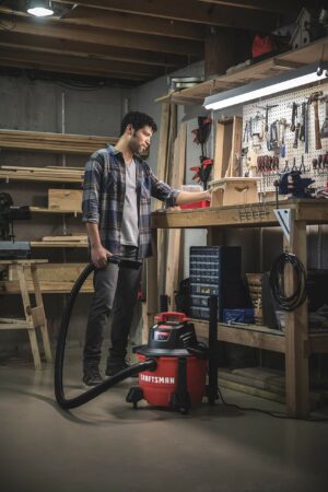 Craftsman 6 gal Corded Wet/Dry Vacuum 7.5 amps 120 V 3.5 HP - Image 6
