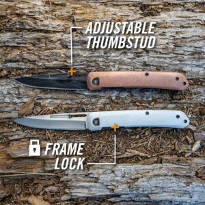 Gerber Gear Affinity Folding Pocket Knife Plain Edge D2 3.6 Inch Blade, Copper - Image 5