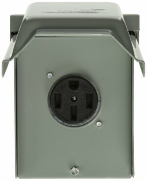 GE ENERGY INDUSTRIAL SOLUTIONS Midwest Electric 50A 120/240V Outdoor Raintite Receptacle Enclosure - Image 2