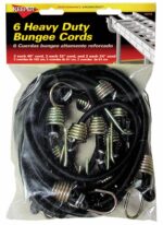 Keeper 06356 Heavy Duty Bungee Cord, 6 Piece