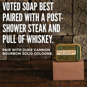 Duke Cannon Cannon Supply Co. Big American Bourbon Soap, 10oz - Superior Grade Men's Soap with Oak Barrel Scent, Made With Buffalo Trace - Image 4