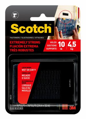 Scotch Medium Foam Hook and Loop Fastener 3 in. L 2 pk