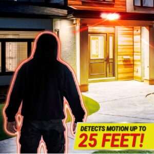 Ontel Beyond Bright X3 Motion Activated Solar Flood Light - Ultra-Bright, Solar-Powered, Weather-Resistant Light with 3 Adjustable Heads & 122 LEDs - Maximum Security for Porch, Deck, Yard & More - Image 7