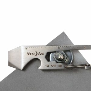 Nite Ize KMT-11-R3 Sized Easily attaches to an existing Chain or Strap DoohicKey Key Keychain Multi-Tool (1 Pack), One, Stainless - Image 8