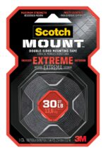 3M Scotch-Mount 60 in. L X 1 in. W Double-Sided Mounting Tape