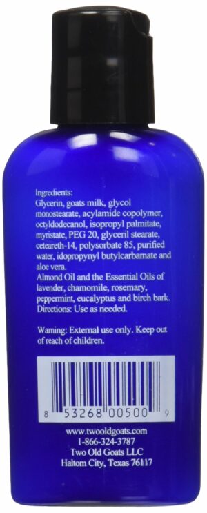 Two Old Goats Multiple Essential Oils Scent Essential Oil Lotion 2 oz - Image 2
