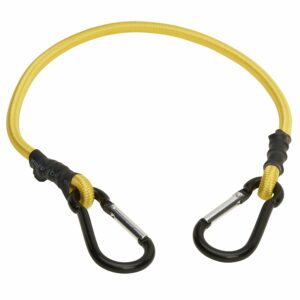 Keeper – 24� Carabiner Bungee Cord, 2 Pack – UV and Weather-Resistant