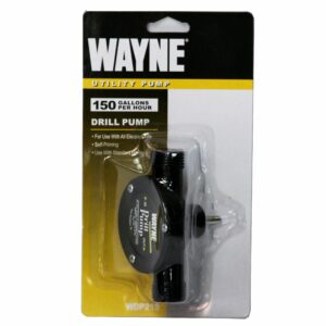 Wayne 85 gph Thermoplastic Switchless Switch Bottom Drill Drill Powered Pump - Image 2