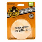 Gorilla Double Sided 1 in. W X 150 in. L Mounting Tape Clear