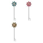 Meadow Creek Multicolored Metal 33 in. H Outdoor Garden Stake - Case of 12