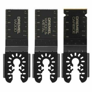 Dremel 1-5/8 in. W Bi-Metal Oscillating Blade Set General Purpose Cuts 3-Pack
