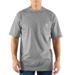 Carhartt Flame-Resistant Force® Short Sleeve Cotton T-Shirt – 100234 Light Gray