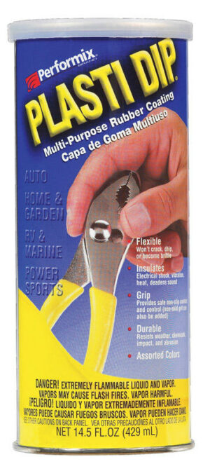 Plasti Dip Flat/Matte Black Multi-Purpose Rubber Coating 14.5 oz