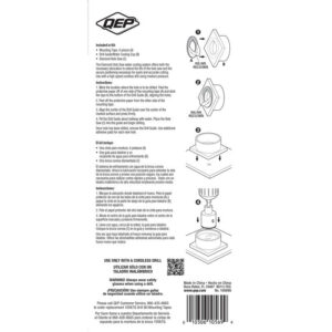 QEP 1-3/8 in. Diamond Grit Hole Saw with Water Delivery System - Image 2
