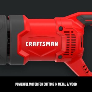CRAFTSMAN Reciprocating Saw, 7.5-Amp, Corded (CMES300), Red, Black - Image 4