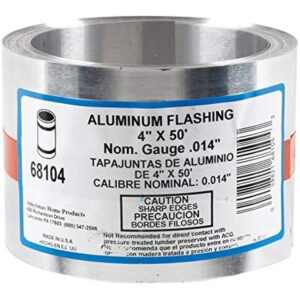 Amerimax 4 in. W X 50 ft. L Aluminum Flashing Silver 68104
