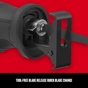 CRAFTSMAN Reciprocating Saw, 7.5-Amp, Corded (CMES300), Red, Black - Image 5